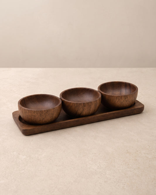 Elore Acacia Snackset Rond 3 - Delig