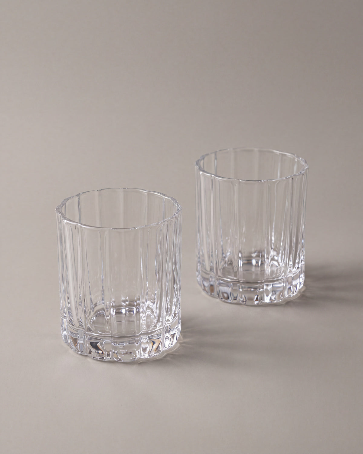 Luno drinkglas in bloemen design | 2 stuks | 220 ml
