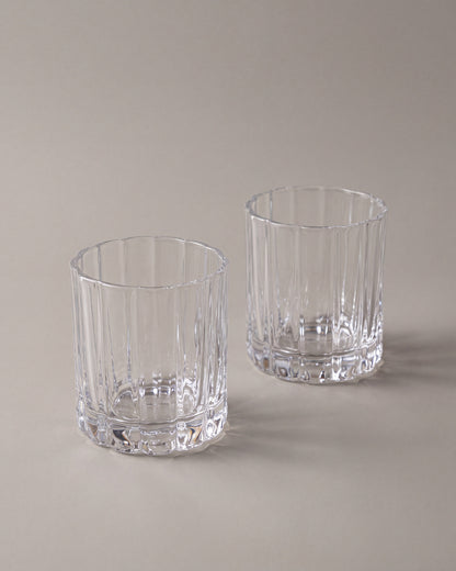 Luno drinkglas in bloemen design | 2 stuks | 220 ml