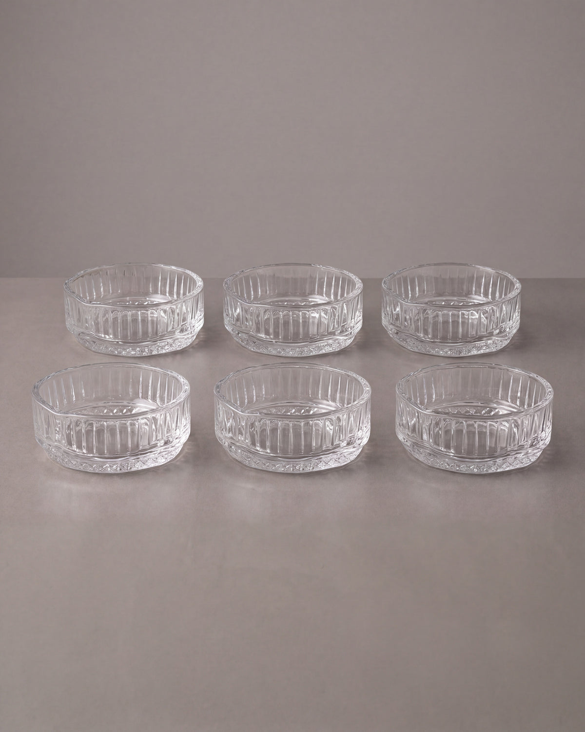 Diamond stripe schalen | 6 stuks