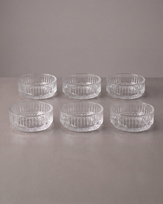 Diamond stripe schalen | 6 stuks