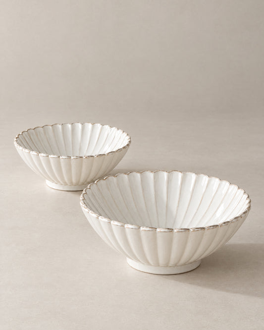 Bloomy Lotus saladeschaal | 2 stuks | 21-25 cm