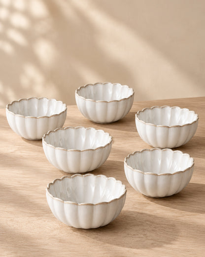 Bloomy Lotus snackschalen | 6 stuks | 11,5 cm