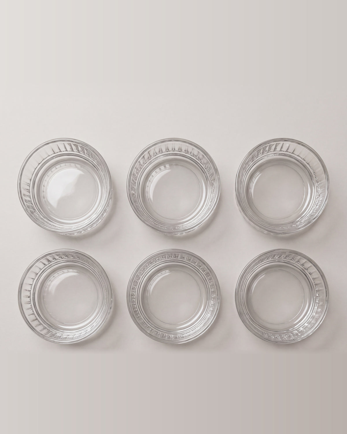 Diamond stripe schalen | 6 stuks