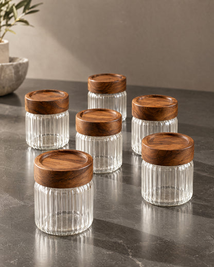 Uzay baharat kavanozları rible | 6 adet | 9 cm