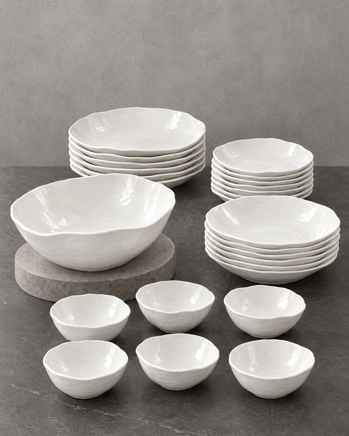 Atelier - Serviesset - 25 Delig - Wit