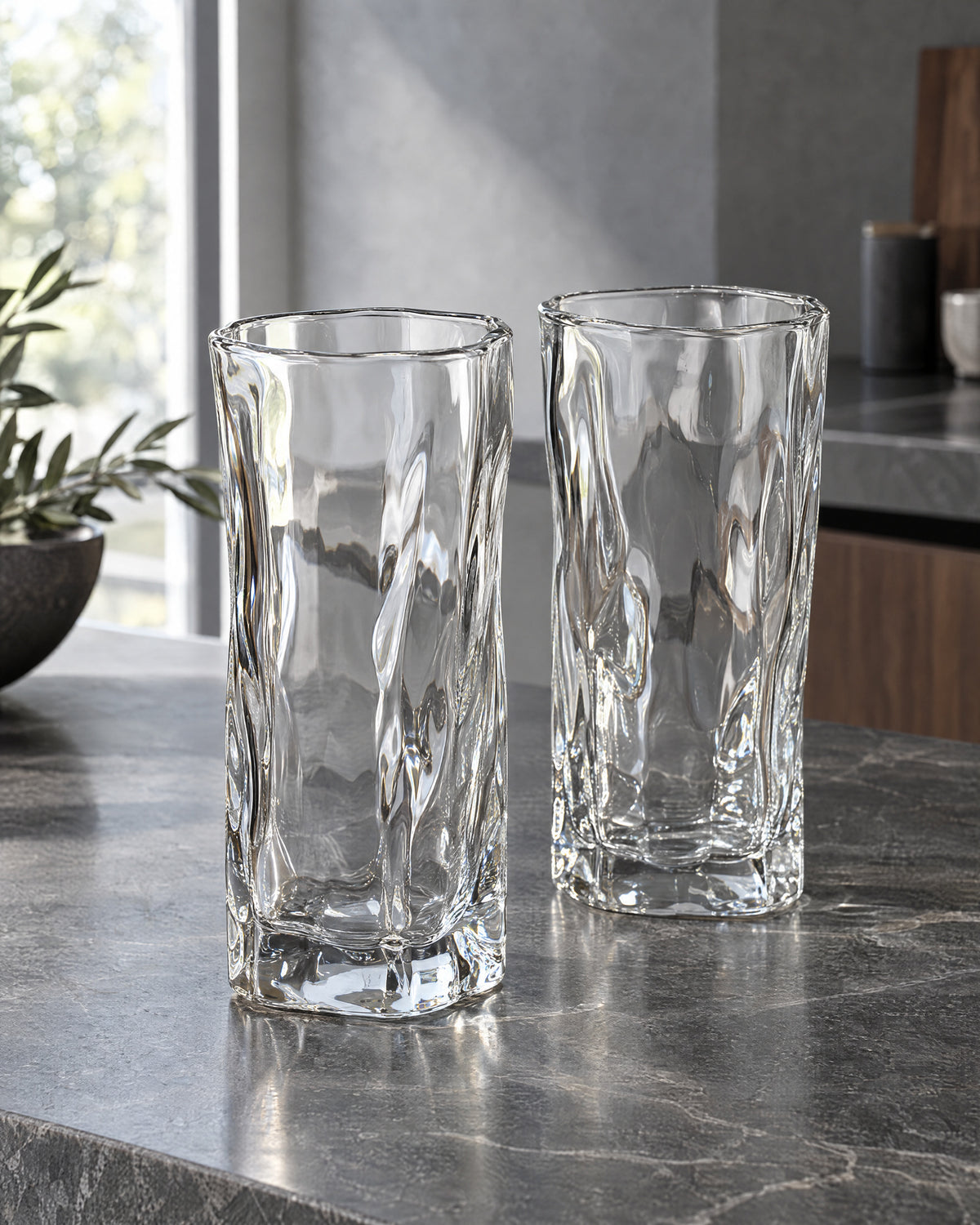 Diamond clear longdrinkglazen