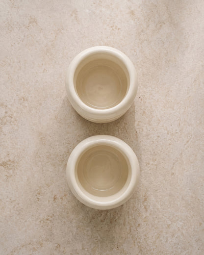 Wave Bubble Mok - Creme - 2 stuks - 400ml