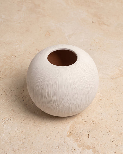 Terracotta Vaas - Rond - 18cm