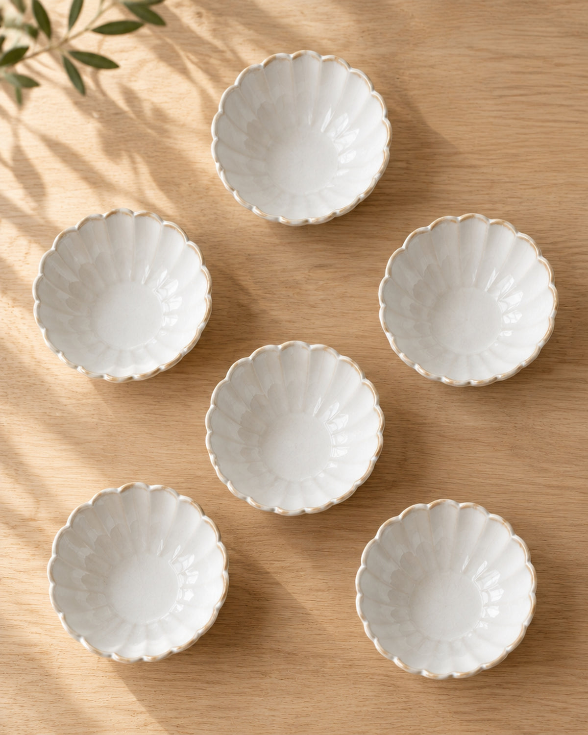 Bloomy Lotus snackschalen | 6 stuks | 11,5 cm