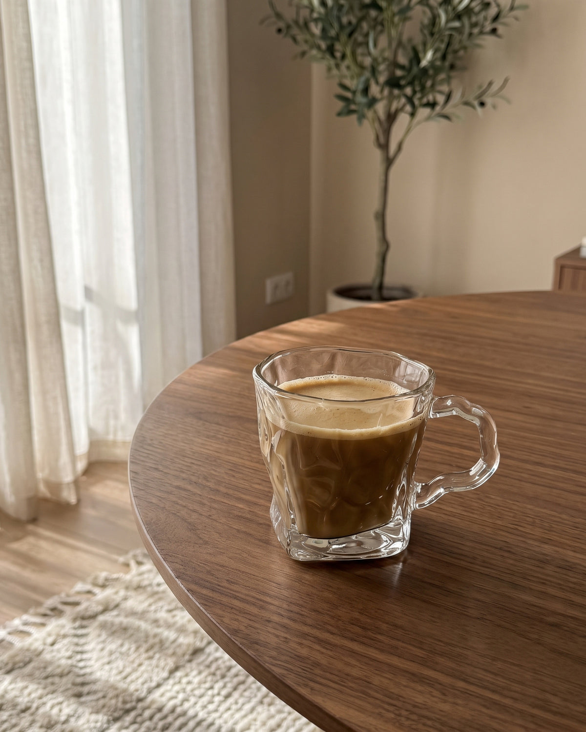 Diamond Clear - Mug Glass - 6 Stuks